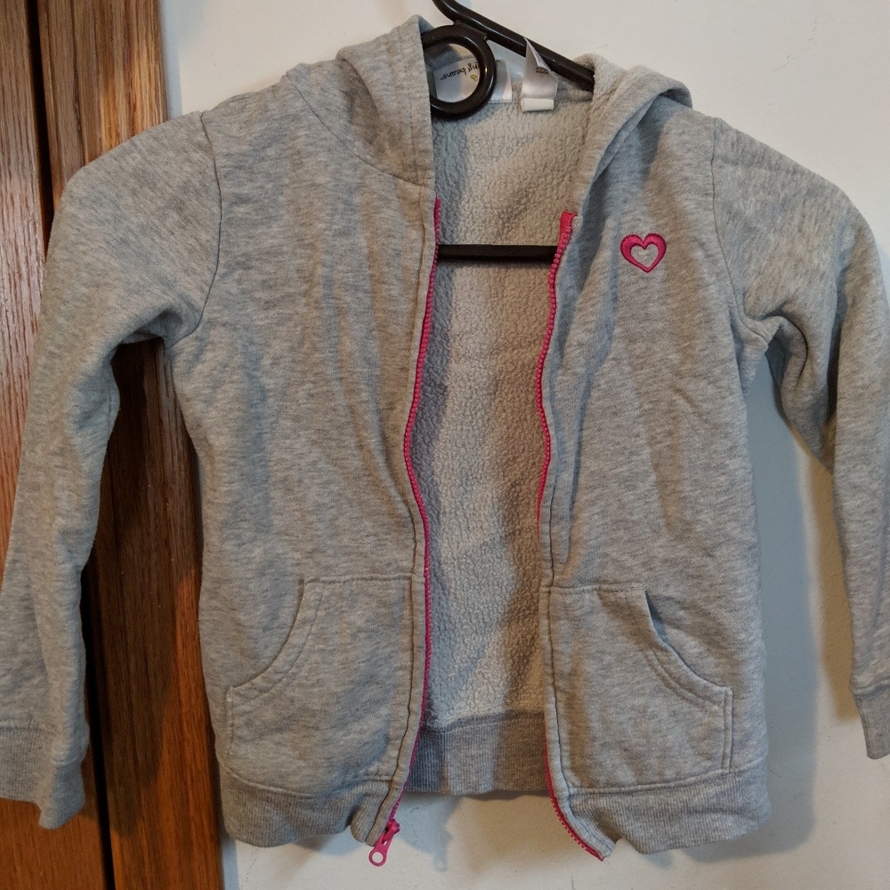 Girls zip up jacket